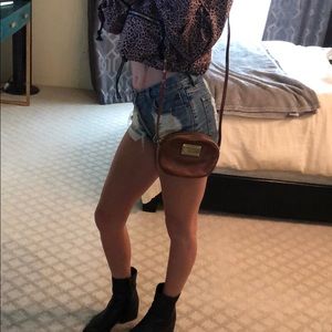 Small Brown Tan Circle Marc By Marc Jacobs Purse